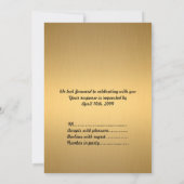 Pre-prom-uitnodiging, pre-prom, Quinceanera, zesti Kaart (Achterkant)