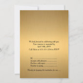 Pre-Prom uitnodiging, Pre Prom, Red-Carpet,15th,16 Kaart (Achterkant)