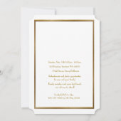 Pre PromJunior, Great Gatsby, Gold, wit Save The Date (Achterkant)