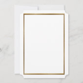 Pre PromJunior, Great Gatsby, Gold, wit Save The Date (Achterkant)