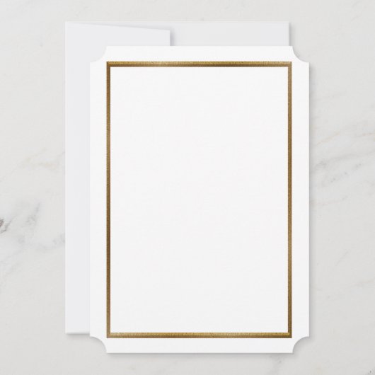 Pre PromJunior, Great Gatsby, Gold, wit Save The Date (Achterkant)