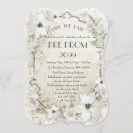 Pre PromJunior, Great Gatsby, Gold, zilver, haakje Save The Date