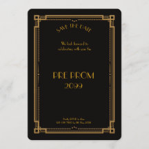 Pre PromJunior, Great Gatsby, minimalistisch, zwar