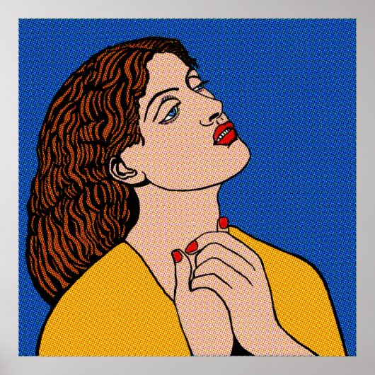 Pre-Raph Pop Grrl Poster (Voorkant)