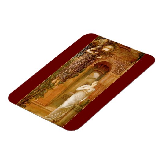 Pre-Raphaelite Angel Flexible MAGNET Magneet (Linkerzijde)