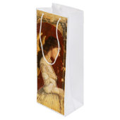 Pre-Raphaelite Angel Wine Gift Bag Wijn Cadeautas (Achterkant Gekanteld)