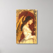 Pre-Raphaelite Fresco Engel Canvas Print (Voorkant)