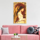 Pre-Raphaelite Fresco Engel Canvas Print (Insitu (Woonkamer))