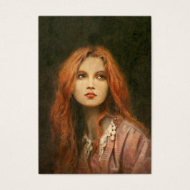 Pre-Raphaelite Girl ACEO Visitekaartje