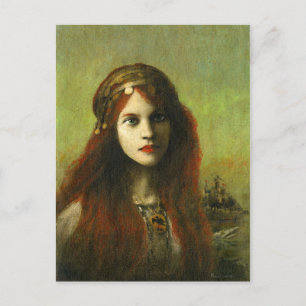 Pre-Raphaelite Girl  Briefkaart
