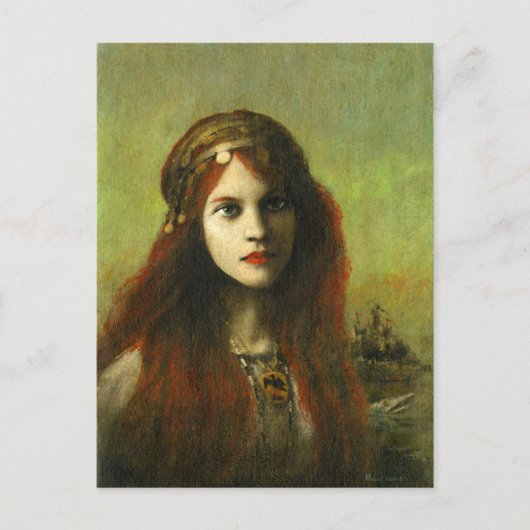 Pre-Raphaelite Girl Briefkaart (Voorkant)