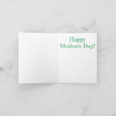 Pre-Raphaelite Moederdag Caed Kaart (Binnen)