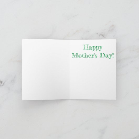 Pre-Raphaelite Moederdag Caed Kaart (Binnen)