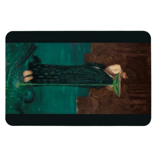 Pre-Raphaelite schilderen per waterhuis Magneet (Horizontaal)