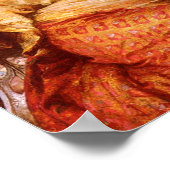 Pre-Raphaelite "The Mirror" van Sir Frank Dicksee Poster (Hoek)