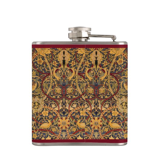 Pre Raphaelite Wm. Morris  MONOGRAM Heupfles (Achterkant)