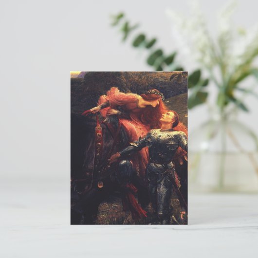 Pre Raphaelites - La Belle Dame Sans Merci Briefkaart (Staand voorkant)