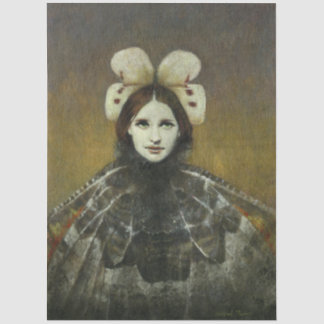 Pre-Raphaelitische stijl Vlindermeisje Tissuepapier