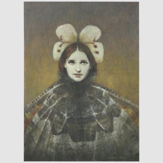 Pre-Raphaelitische stijl Vlindermeisje Tissuepapier (Voorkant)