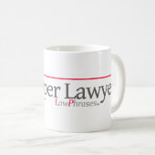"PRE-SUPER LAWYER" — KOFFIEMOK (Voorkant rechts)