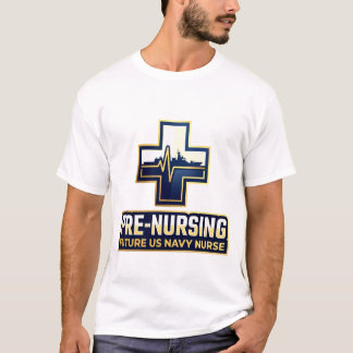 Pre-verpleegkunde Toekomstige US Navy Nurse Cross T-shirt