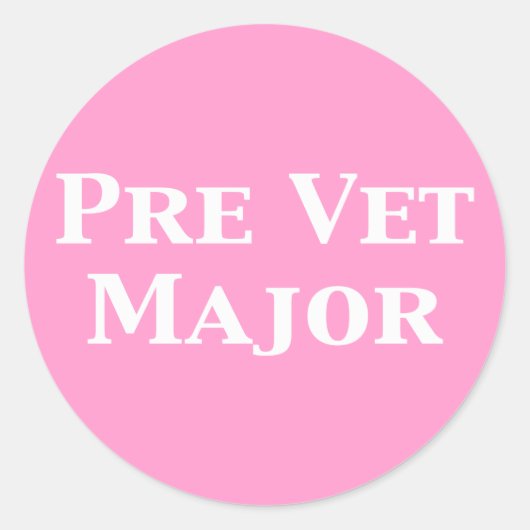 Pre Vet grote geschenken Ronde Sticker (Voorkant)