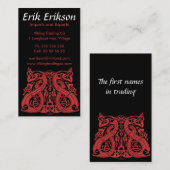 Pre Viking Blue, sjabloon voor visitekaartjes (Voorkant / Achterkant)