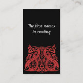 Pre Viking Blue, sjabloon voor visitekaartjes (Achterkant)