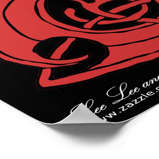 Pre Viking Red, afdrukken Poster (Hoek)