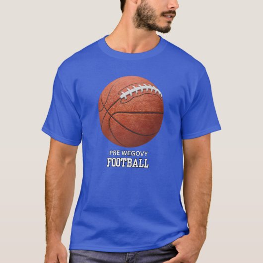 Pre-Wegovy-Football T-shirt (Voorkant)