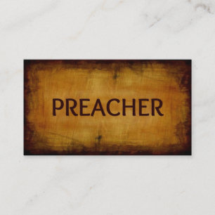 Preacher Antiek Brushed Wood Visitekaartje