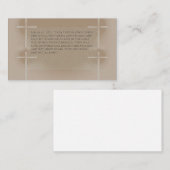 Preacher Bible Verse Quote Rev Visitekaartjes (Voorkant / Achterkant)