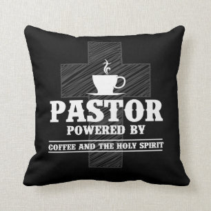 Preacher Coffee Lover Heilige Geest Kaffeine Kussen