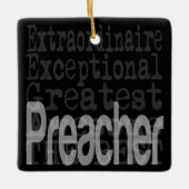 Preacher Extraordinaire Keramisch Ornament (Voorkant)