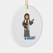 Preacher Girl Keramisch Ornament (Rechts)