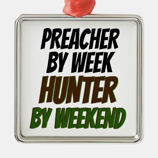 Preacher Hunter Metalen Ornament (Voorkant)