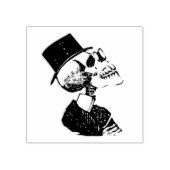 Preacher Skeleton Rubberstempel (Afrduk)