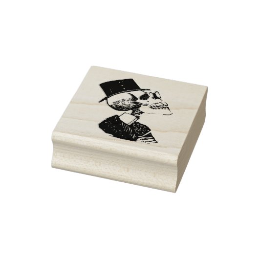 Preacher Skeleton Rubberstempel (Stempel)