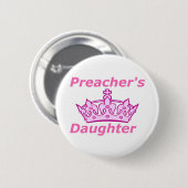 Preacher's dochter ronde button 5,7 cm (Voorkant /achterkant)
