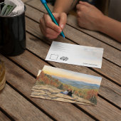 Preachers Rock North Georgia Waterverf Briefkaart