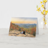 Preachers Rock North Georgia Waterverf Kaart (Gele Bloem)