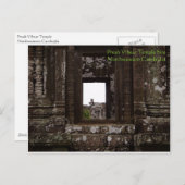 Preah Vihear Temple, Cambodja Briefkaart (Voorkant / Achterkant)