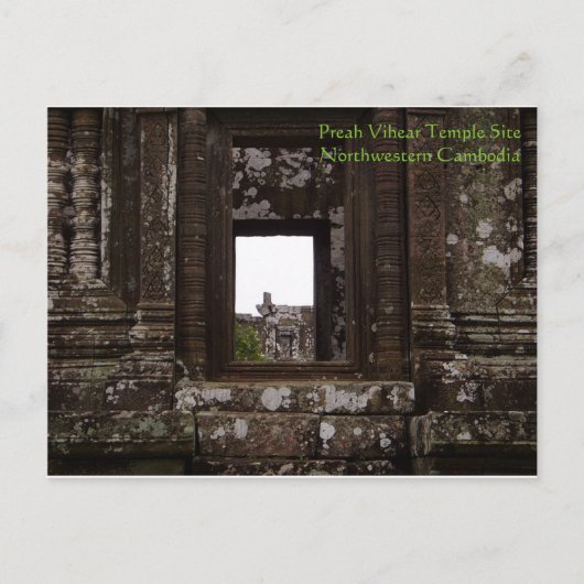 Preah Vihear Temple, Cambodja Briefkaart (Voorkant)