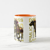 Preakness 138 tweekleurige koffiemok (Center)