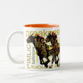 Preakness 138 tweekleurige koffiemok (Links)