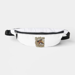 Preakness Stakes Vintage Paard Bloemig Raceontwerp Heuptasje
