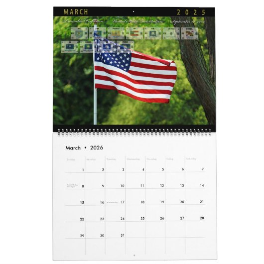 Preamble Perfection Overlay 2025 Kalender (Mar 2026)