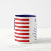 Preambule Grondwet Mok vlag Janz (Midden)