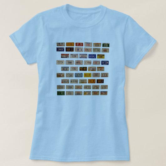 Preambule in Borden T-shirt (Design voorkant)