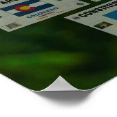 Preambule Perfection - Amerikaanse grondwet Poster (Hoek)